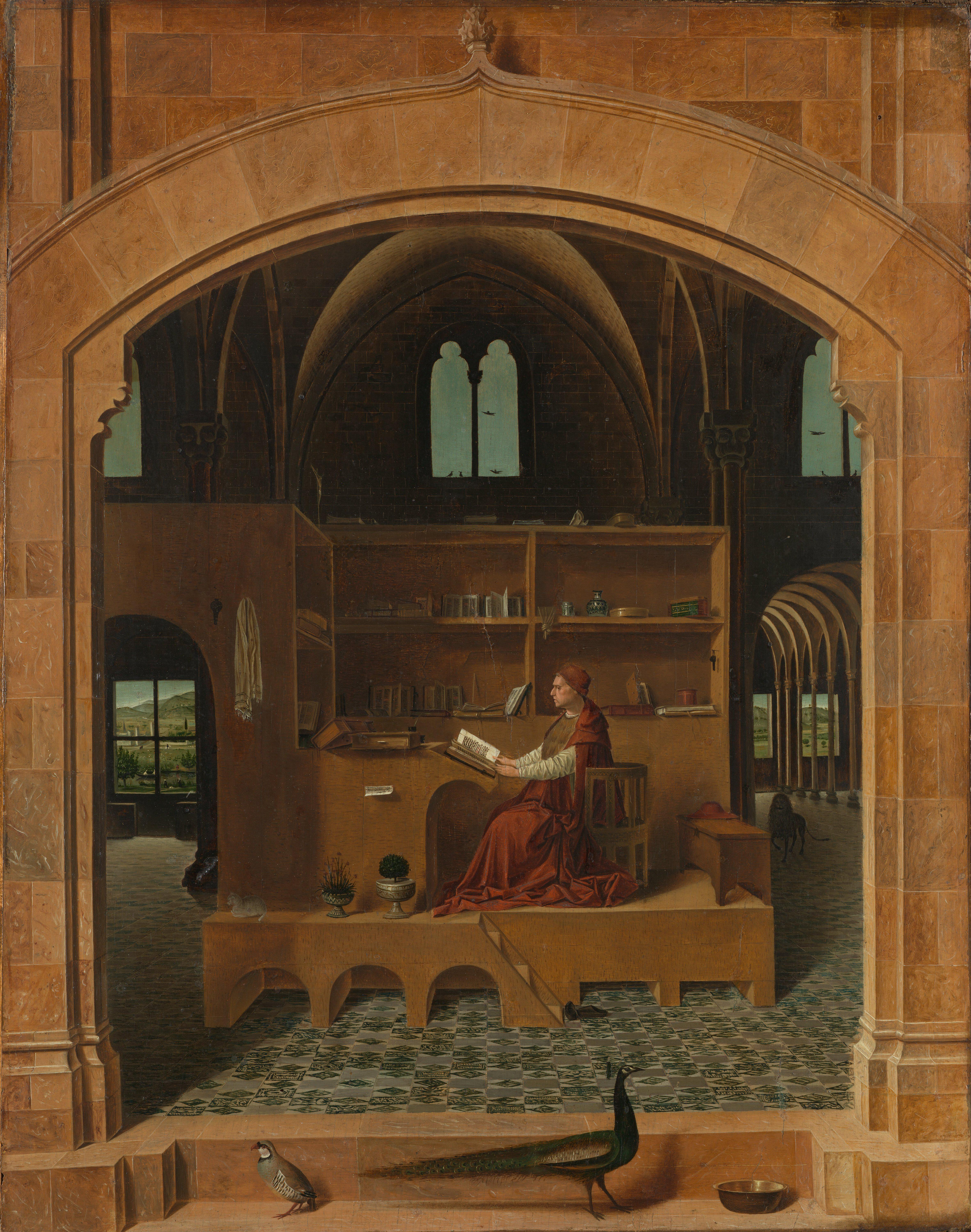 St Jerome in his Study - Antonello da Messina