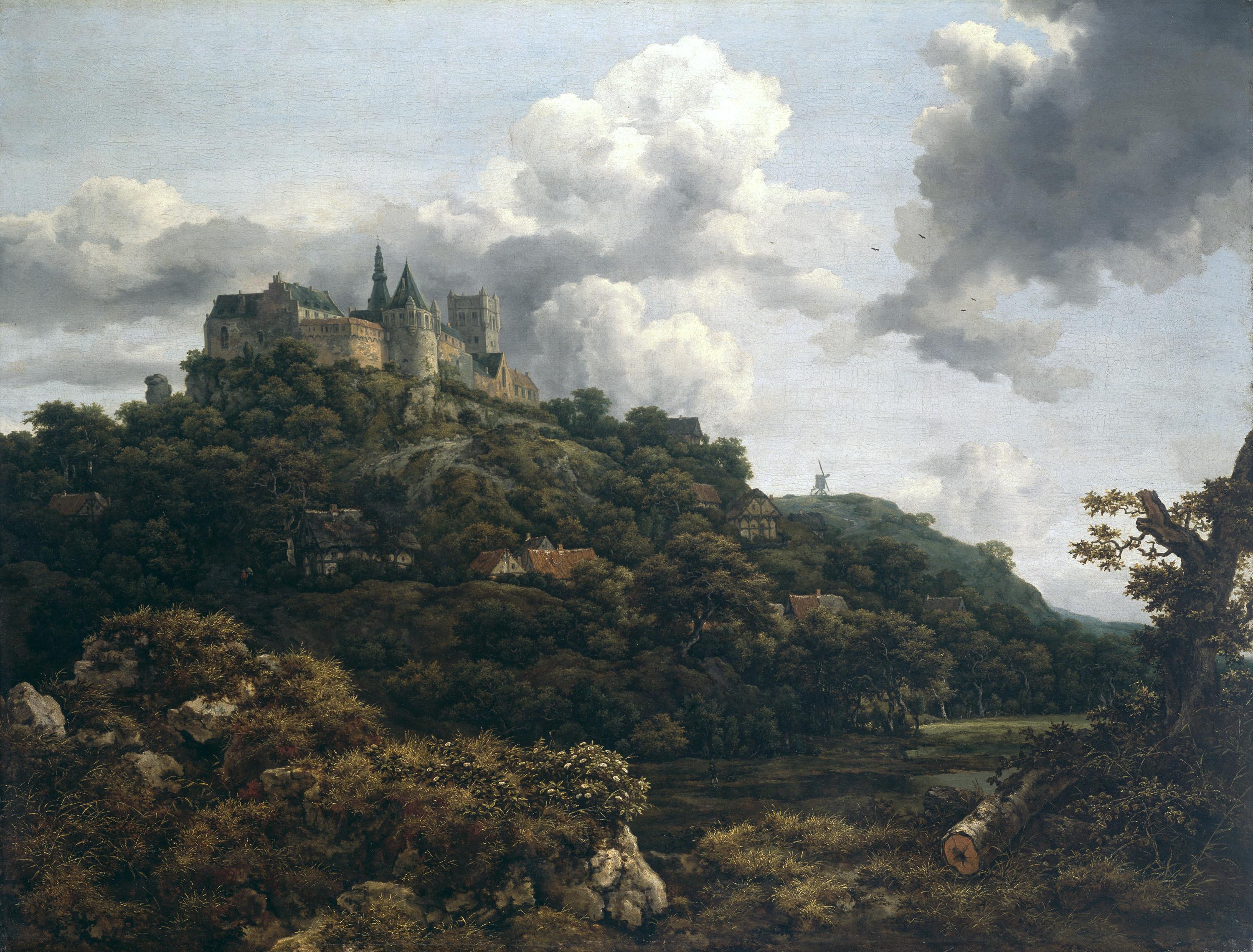 Castle of Bentheim - Jacob van Ruisdael